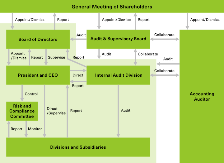 Corporate Governance Process & Responsibilities (as of March 2022)